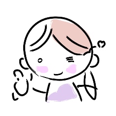 OKサインの女の子